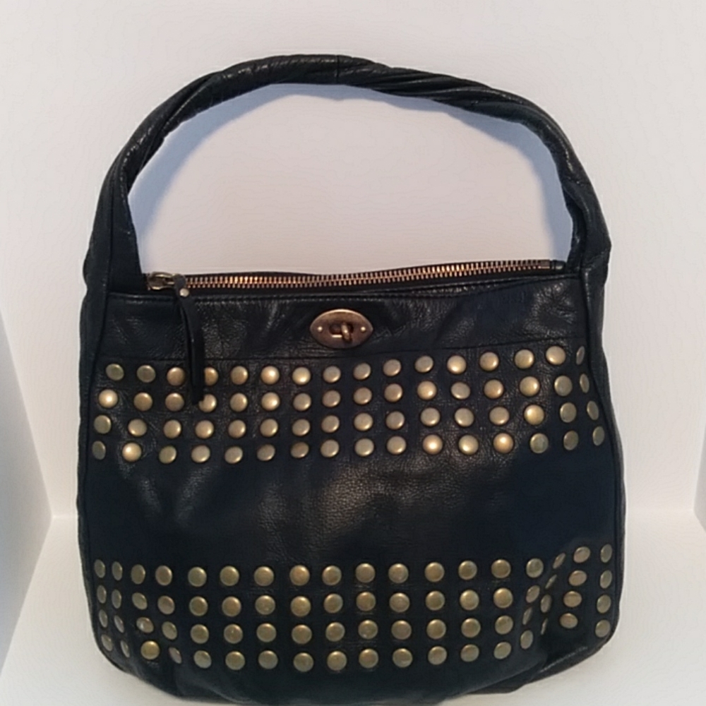 J CREW LEATHER HOBO SHOULDER HANDBAG